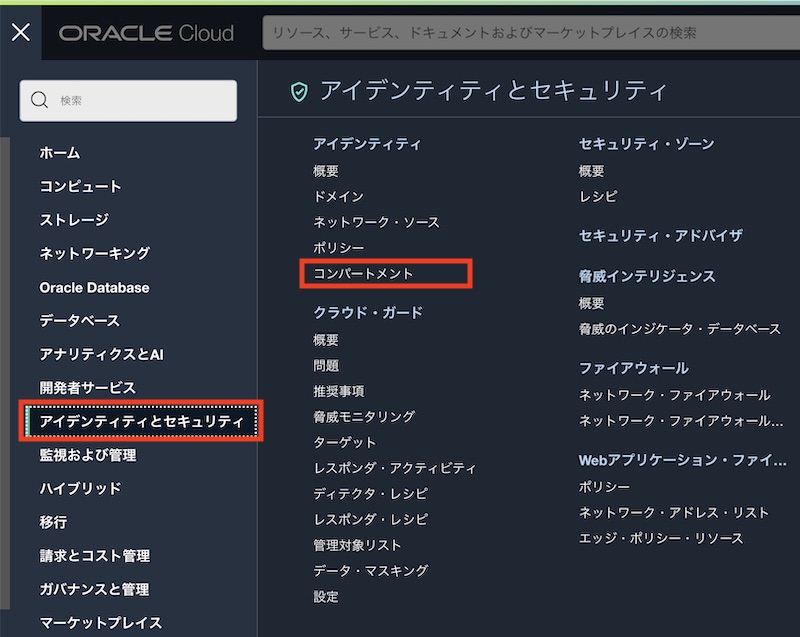 コンパートメント